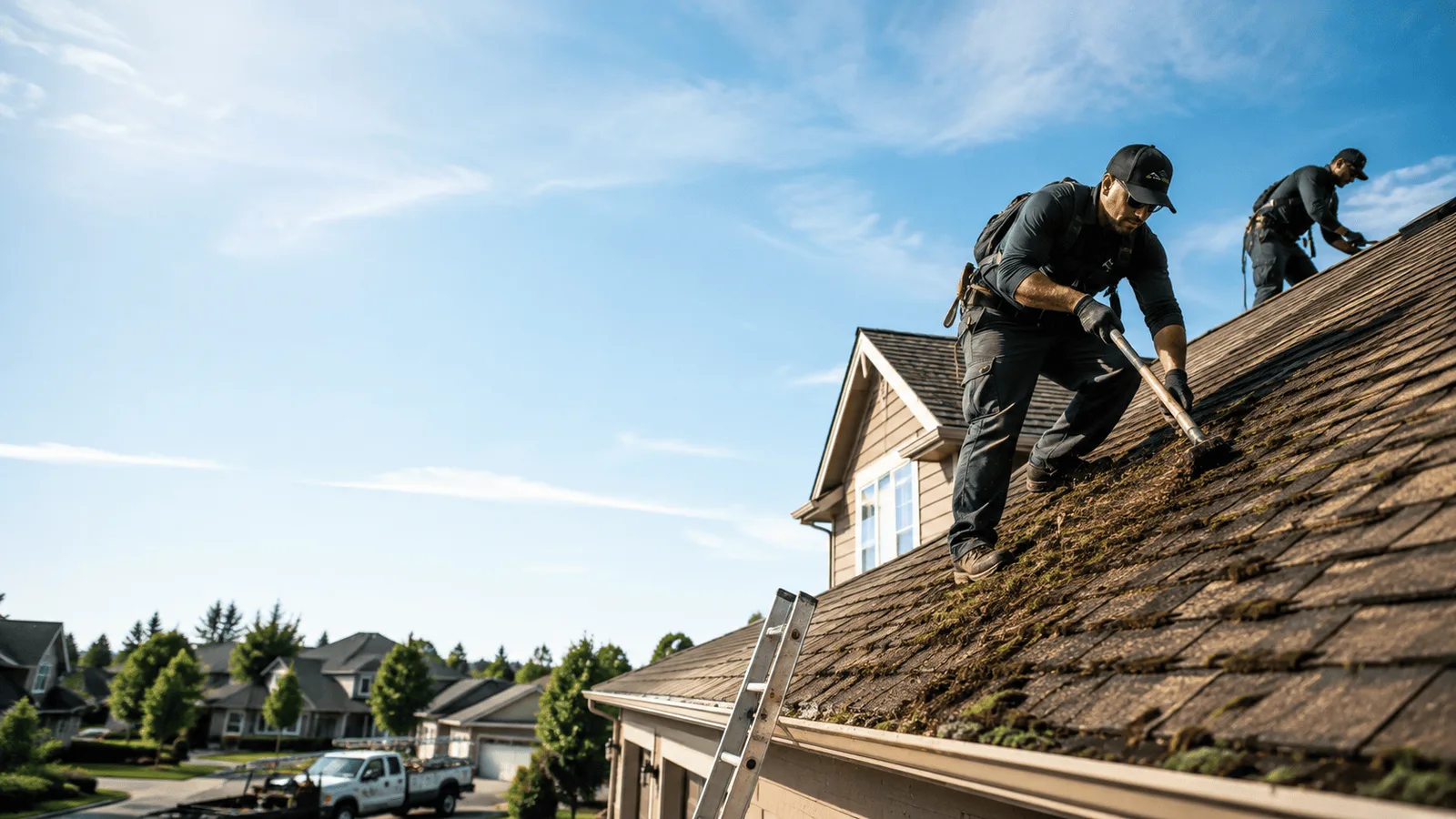 Roof Moss Removal in Flagtown, NJ near me